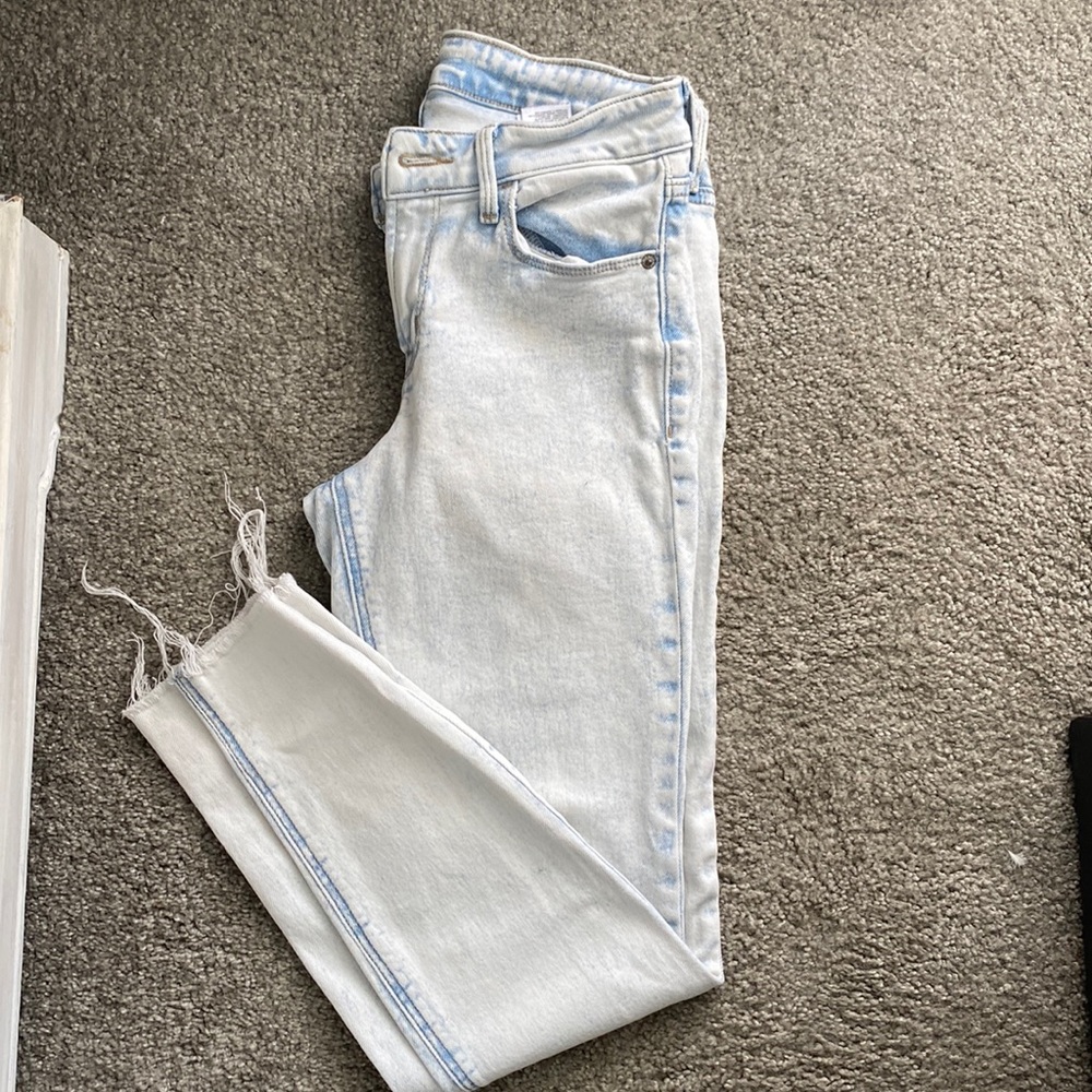 Rockstar skinny jeans- acid washed